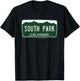 South Park License Plate T-Shirt - T-Shirt | Black