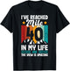 40th Birthday hiking age 40 forty years old design T-Shirt - T-Shirt | Black