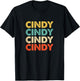 Cindy Name T-Shirt - T-Shirt | Black