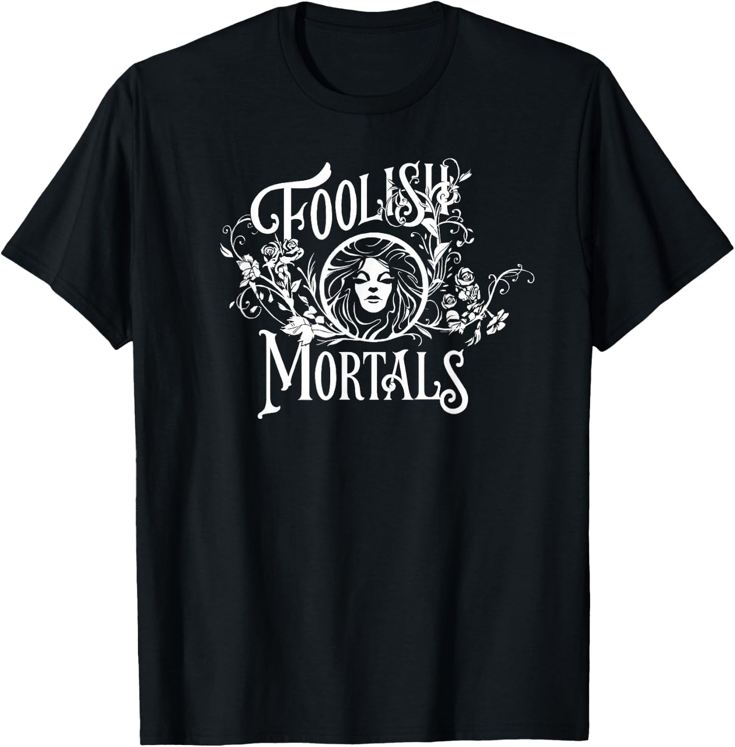 Disney Haunted Mansion Movie Madame Leota Foolish Mortals T-Shirt - T-Shirt | Black