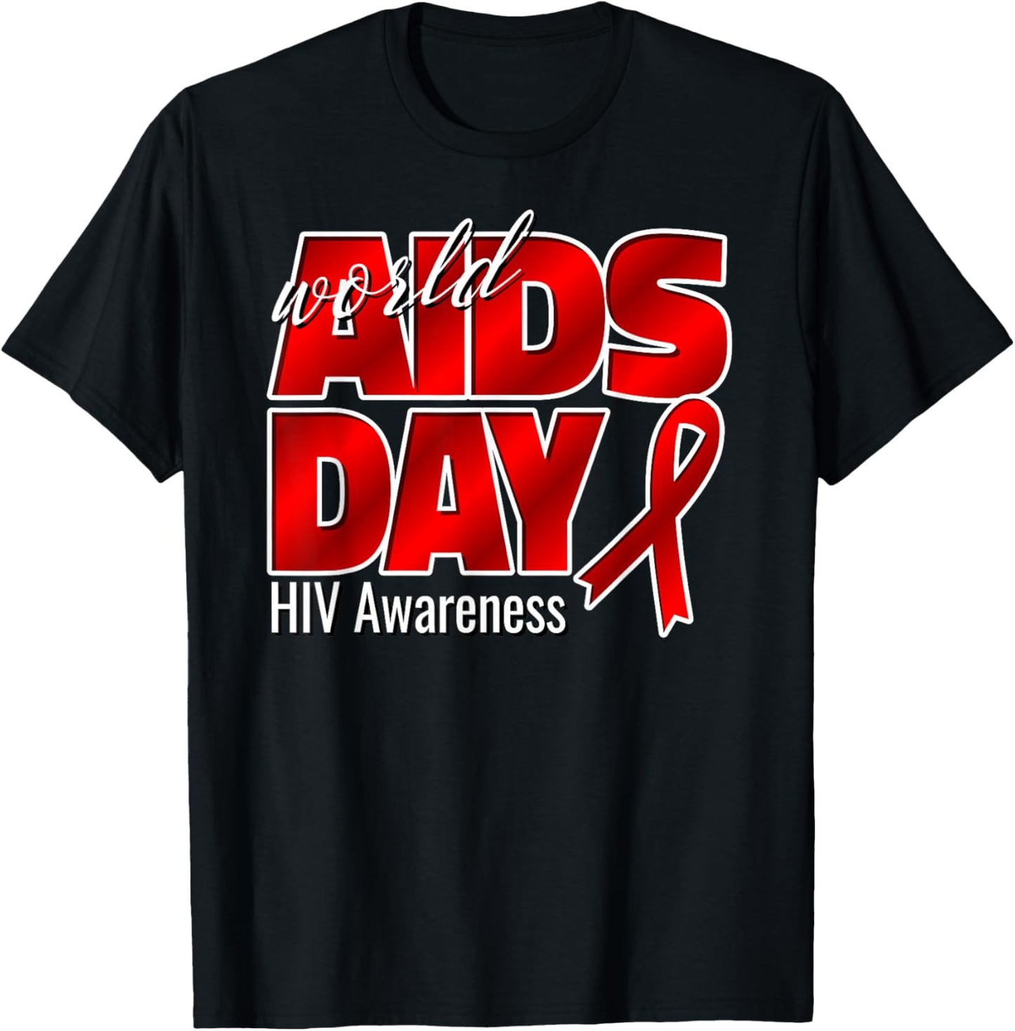 World AIDS Day 2025 T-Shirt - T-Shirt | Black