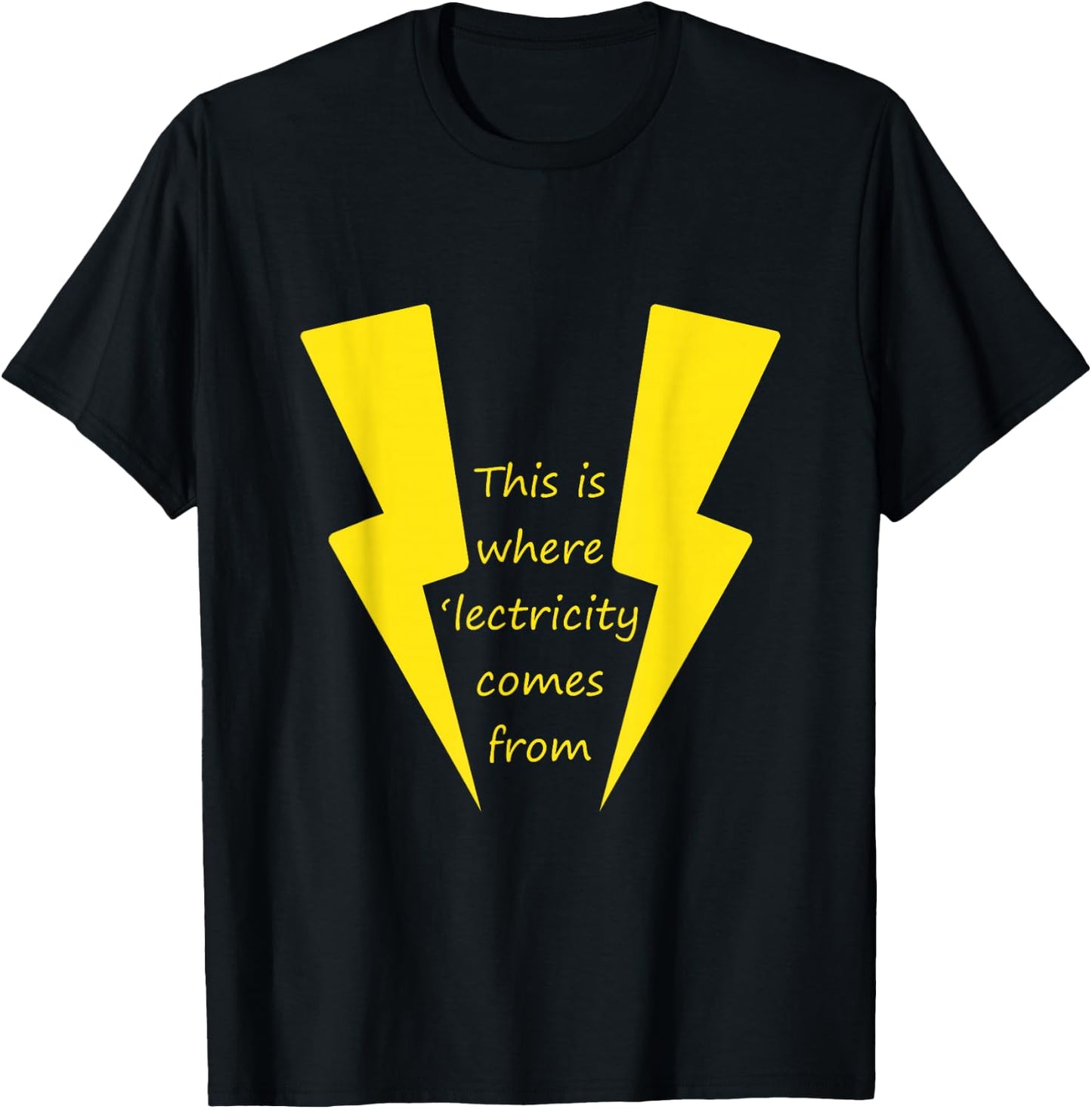 Steve Stifler - This is Where the 'lectricity comes from T-Shirt - T-Shirt | Black