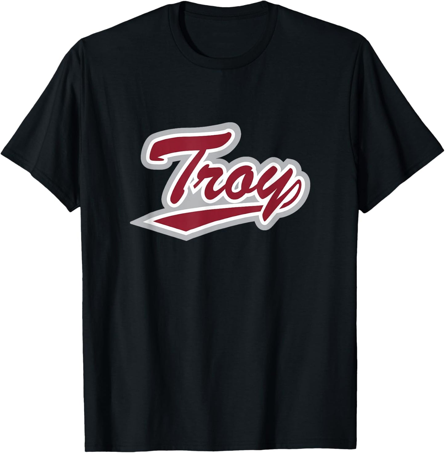 Troy University Trojans | Official NCAA Merch | PPTROY01 T-Shirt - T-Shirt | Black