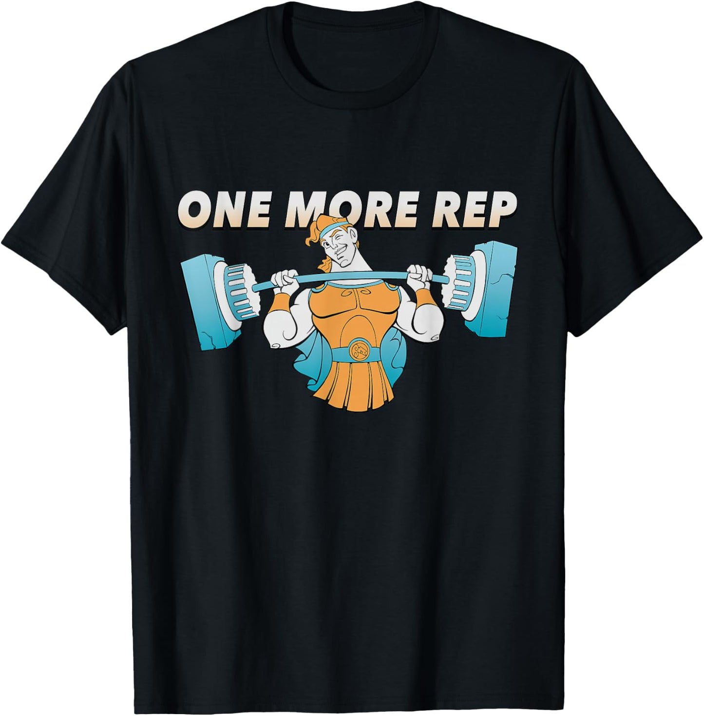 Disney Hercules One More Rep T-Shirt - T-Shirt | Black