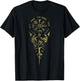 Viking Odin Raven Huginn & Muninn Scandinavian Mythology T-Shirt - T-Shirt | Black