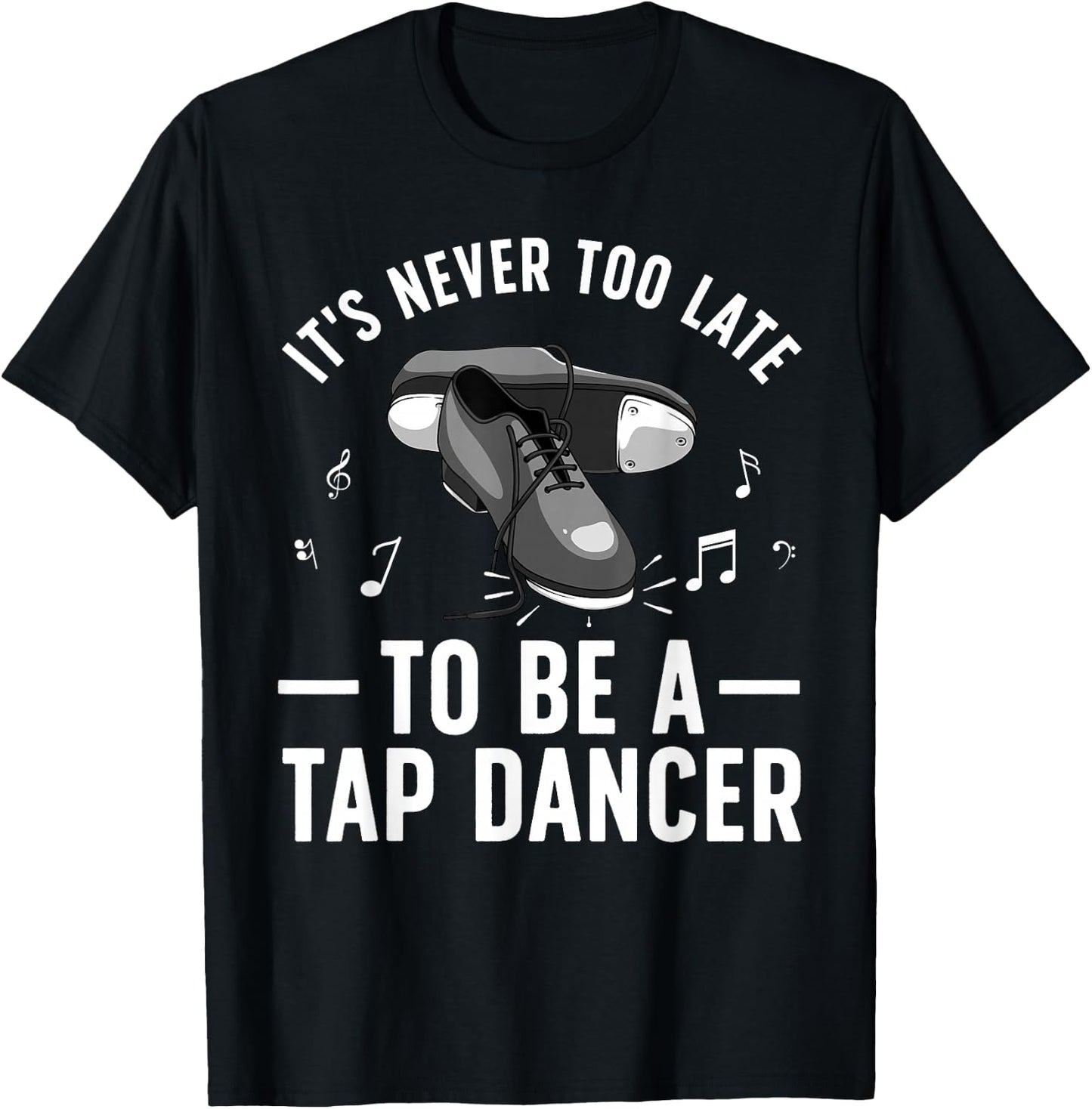 Funny Tap Dancing Art Women Line Dancing Tap Dancer T-Shirt - T-Shirt | Black