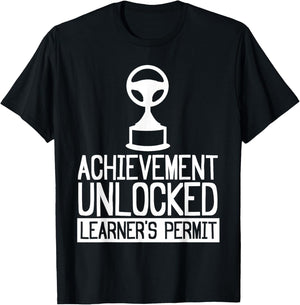 New Driver Learner Permit Driving School - Driver's License T-Shirt - T-Shirt | Black