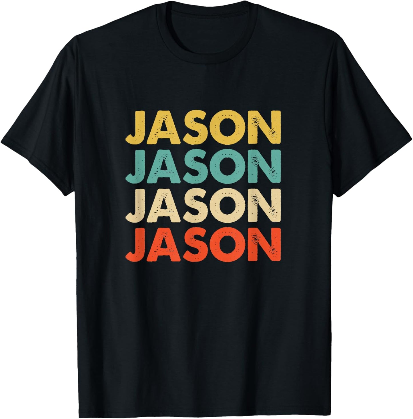 Jason Name T-Shirt - T-Shirt | Black