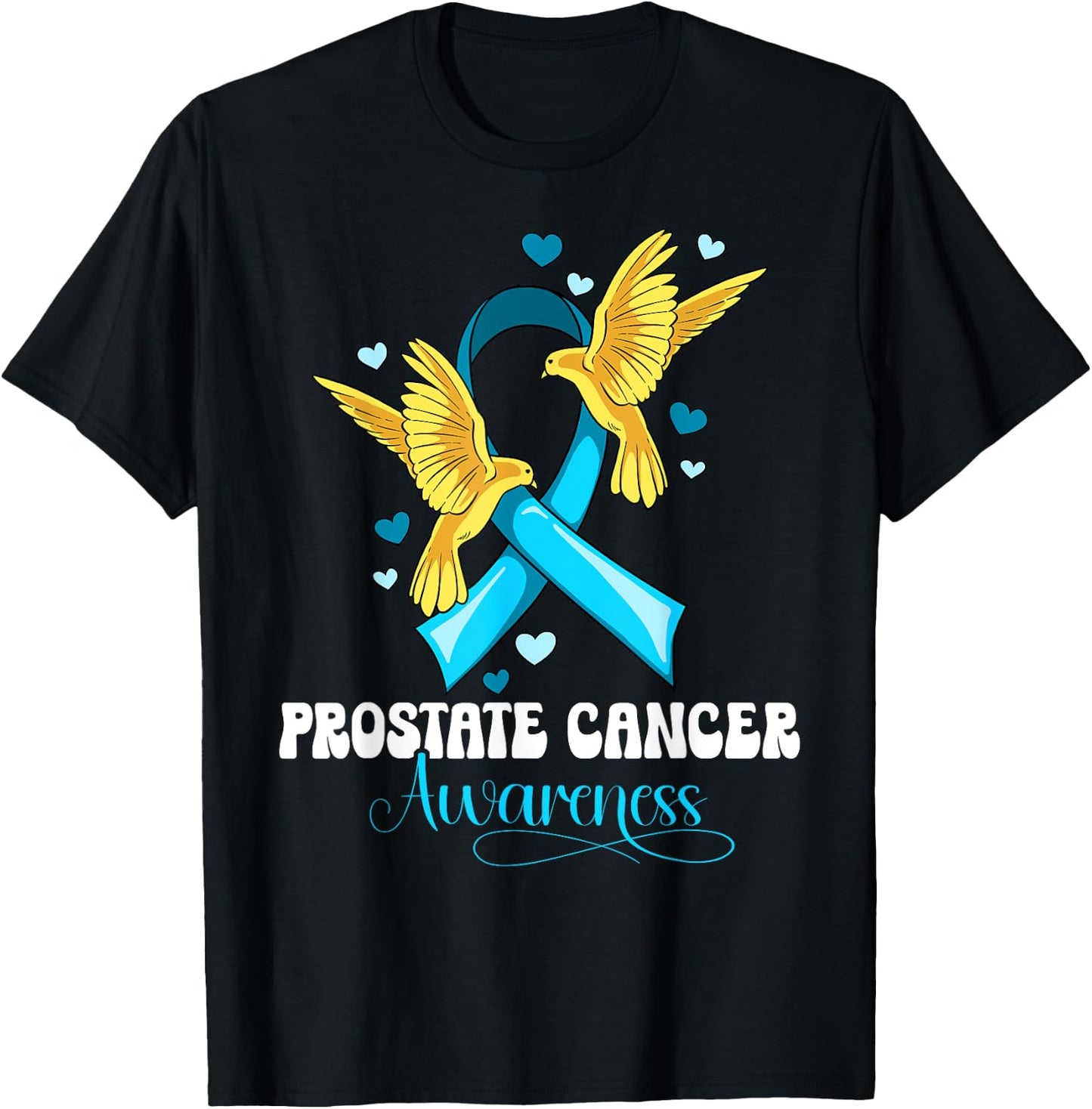 Prostate Cancer Awareness T-Shirt - T-Shirt | Black