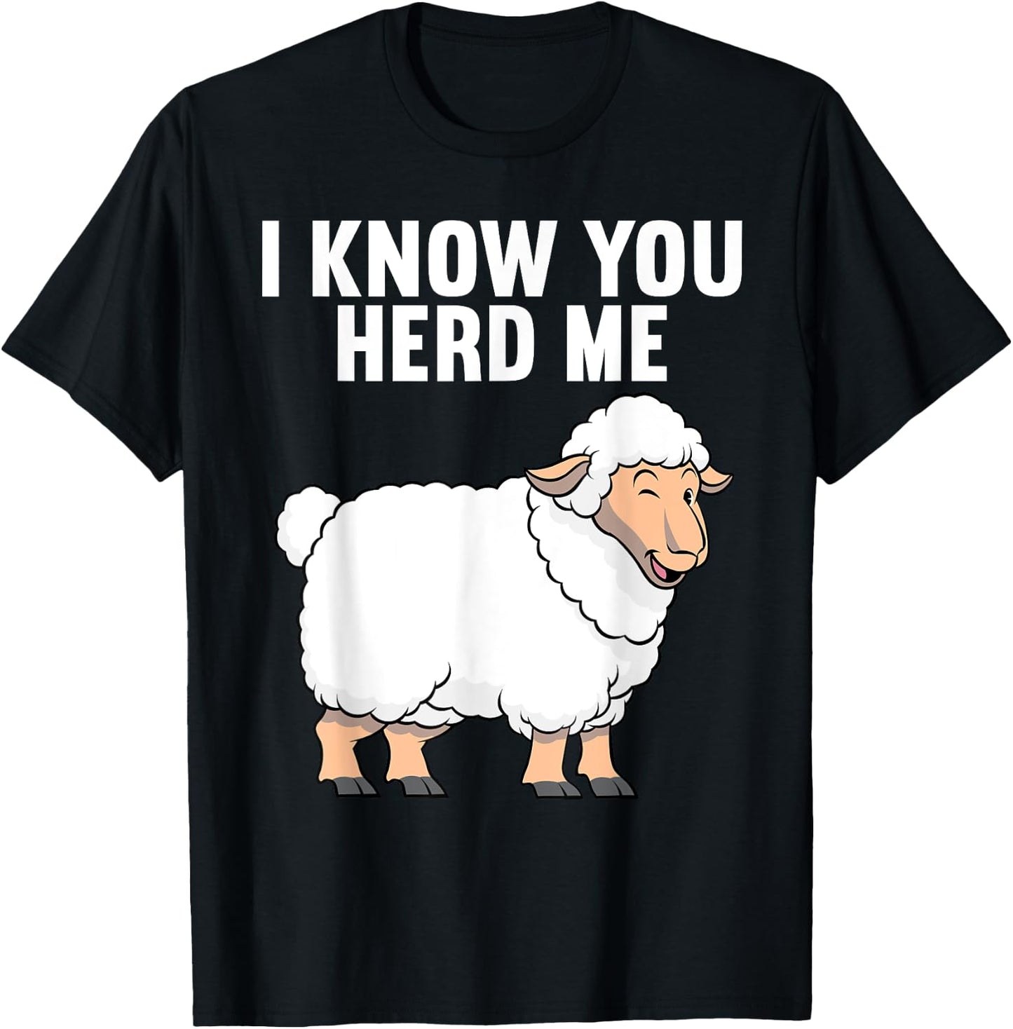 Cute Sheep Design Women Sheep Farm Animal Farmer T-Shirt - T-Shirt | Black