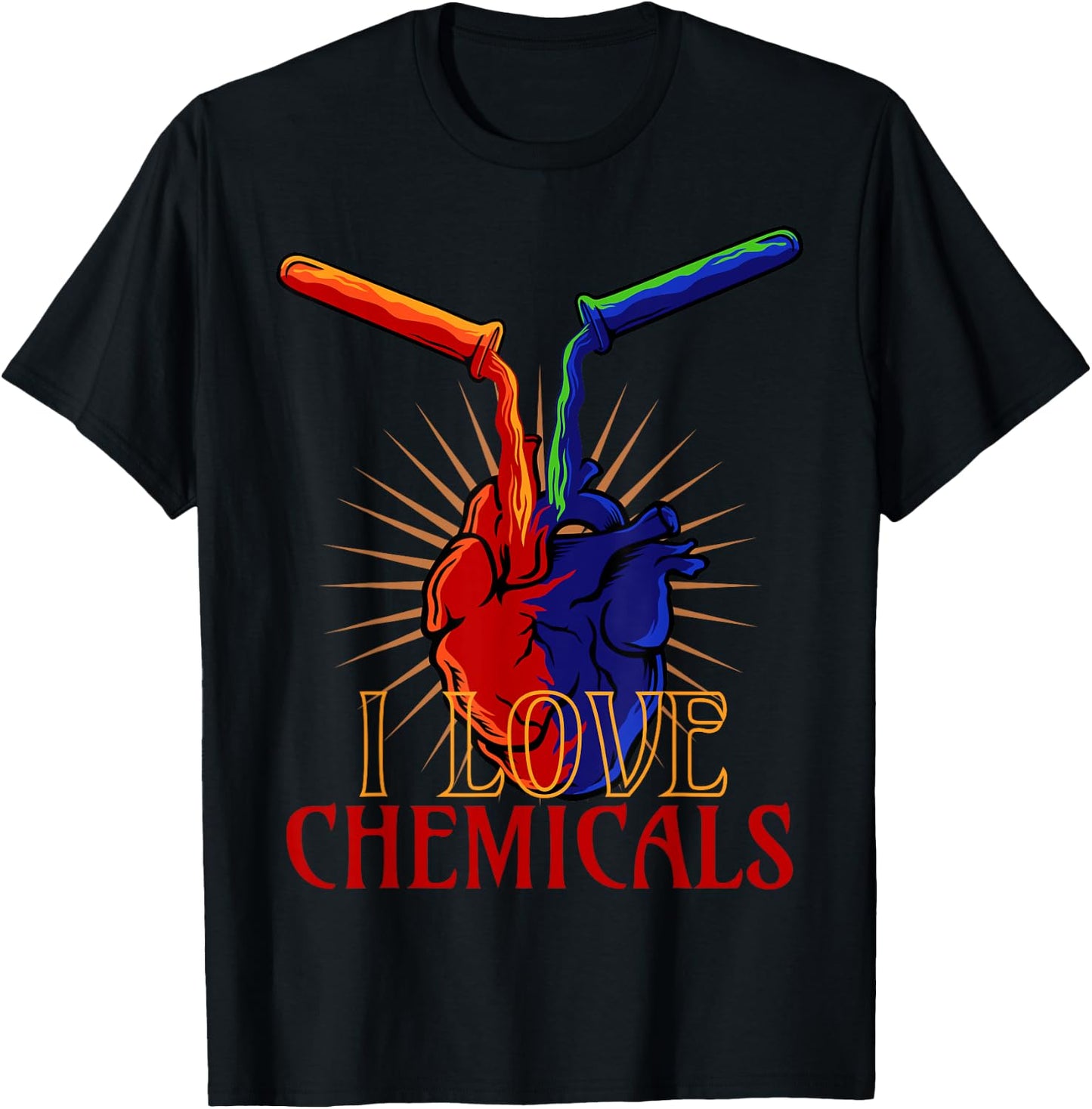 Chemical Engineering I Love Chemicals Chemistry Teacher Women T-Shirt - T-Shirt | Black