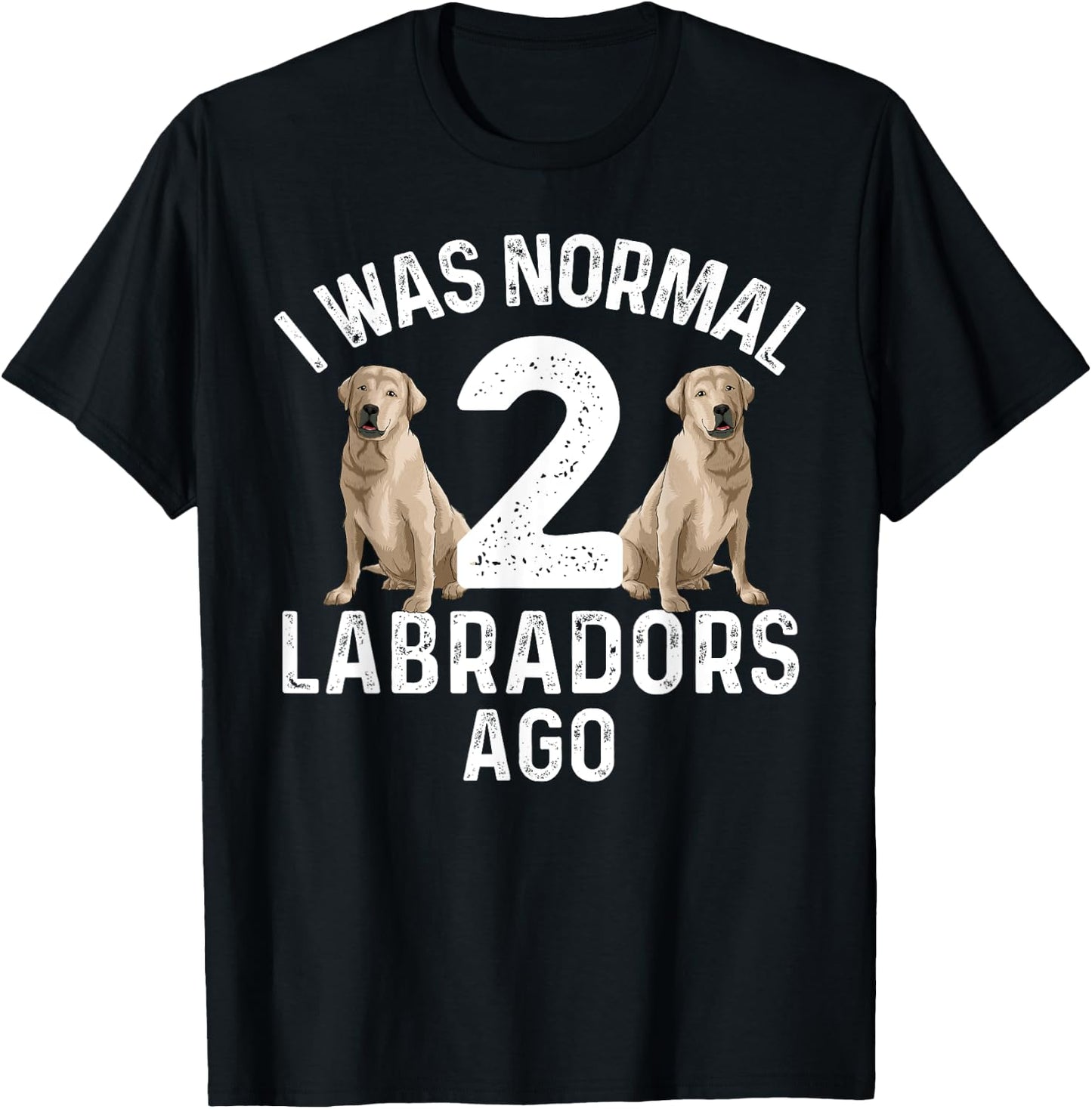 Cute Labrador Design Women Labrador Retriever Lovers T-Shirt - T-Shirt | Black