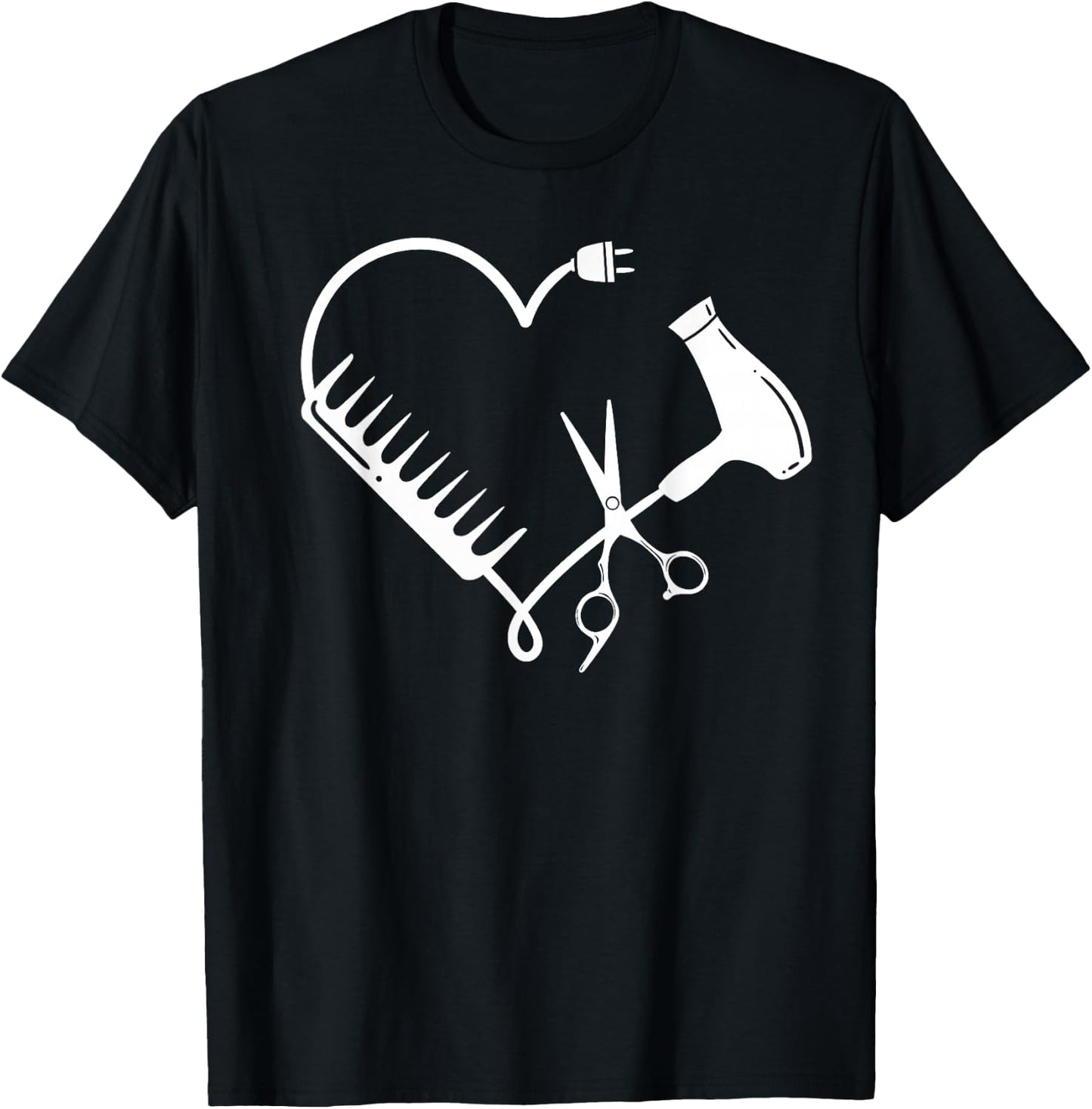 Hairdresser Hairstylists Hairstyling Beautician Hairdressing Small T-Shirt - T-Shirt | Black