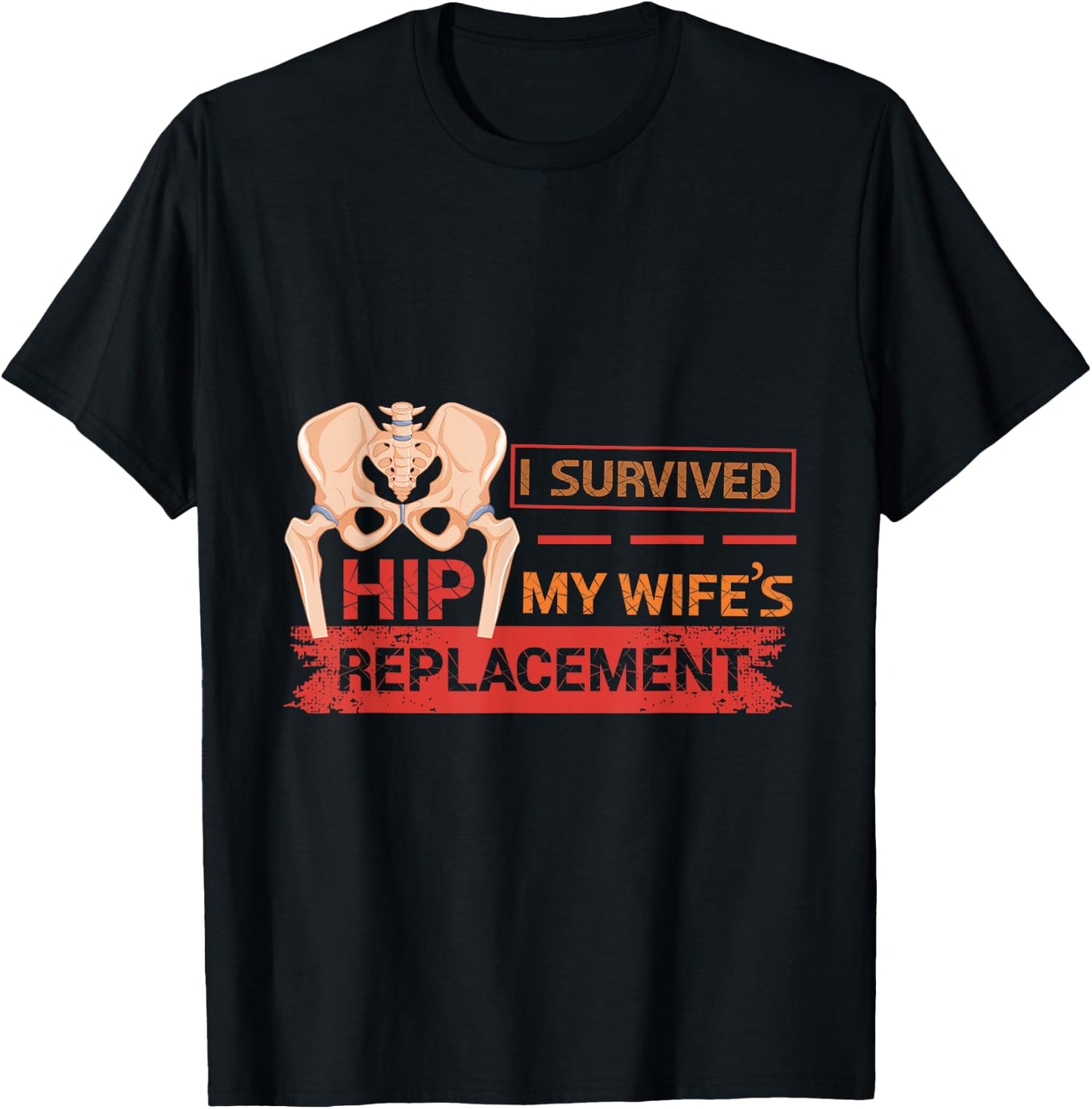 Hip Surgery Joint Replacement Recovery Funny Get Well Soon T-Shirt - T-Shirt | Black