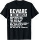 Beware I Ride Horses Equestrian Women Funny Horse Lover T-Shirt - T-Shirt | Black