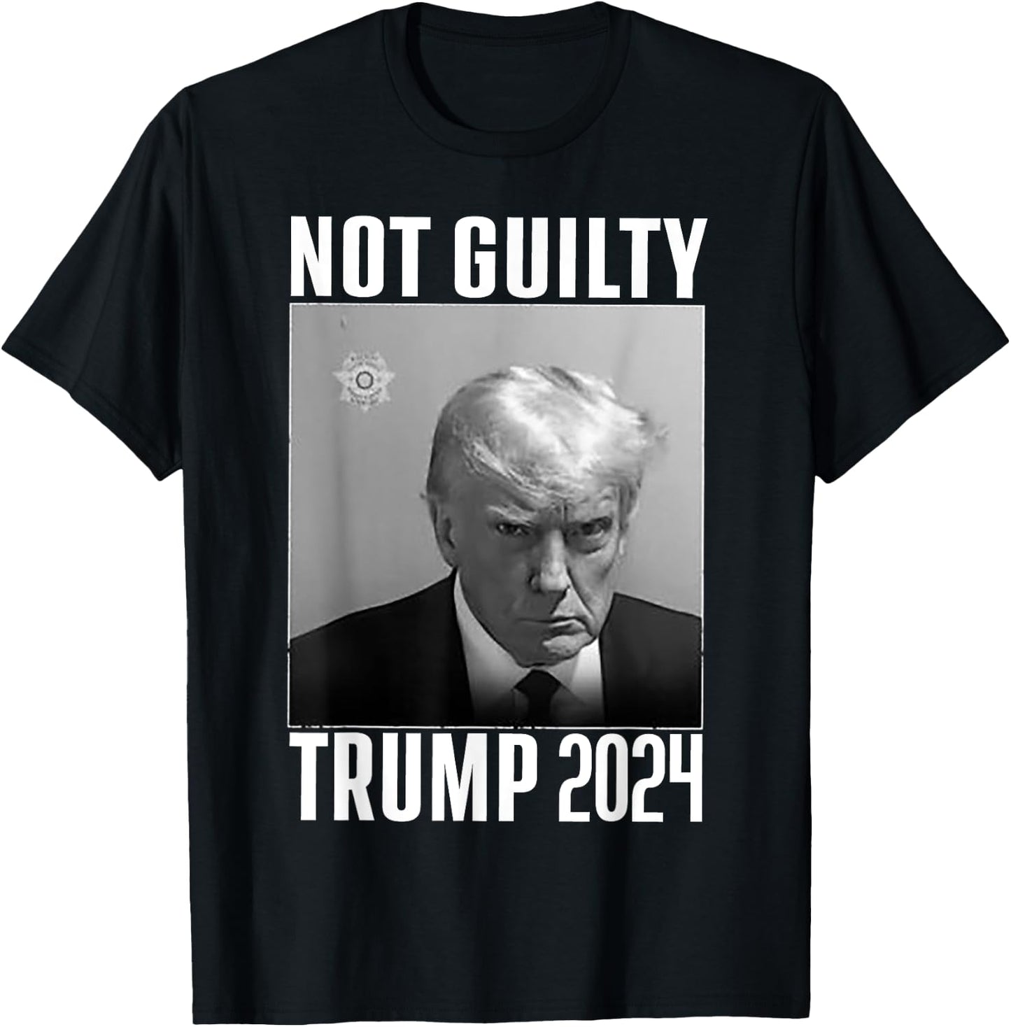 Not Guilty Trump 2024 T-Shirt - T-Shirt | Black