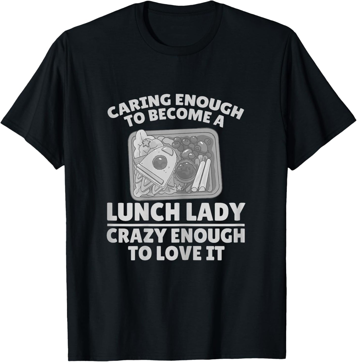 Lunch Lady Food Preparation Service Worker T-Shirt - T-Shirt | Black