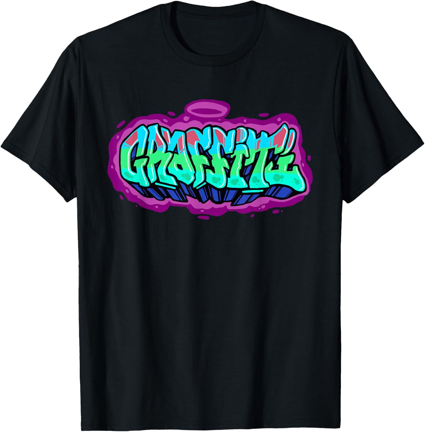 Graffiti Art Hip Hop Street Art Artist T-Shirt - T-Shirt | Black