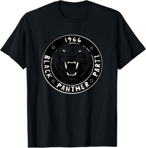 Vintage Black History Panther Party Logo 1966 T-Shirt - T-Shirt | Black