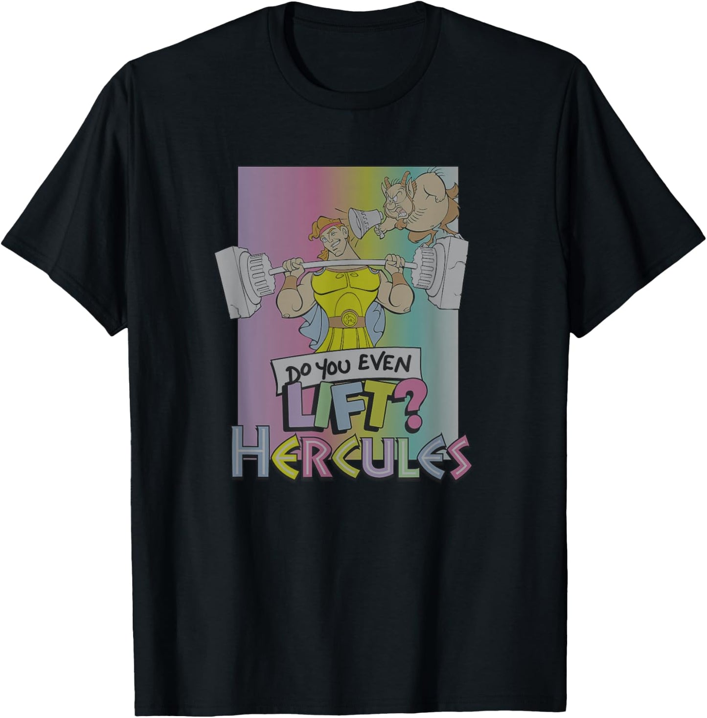 Disney Hercules Do You Even Lift 90s T-Shirt - T-Shirt | Black