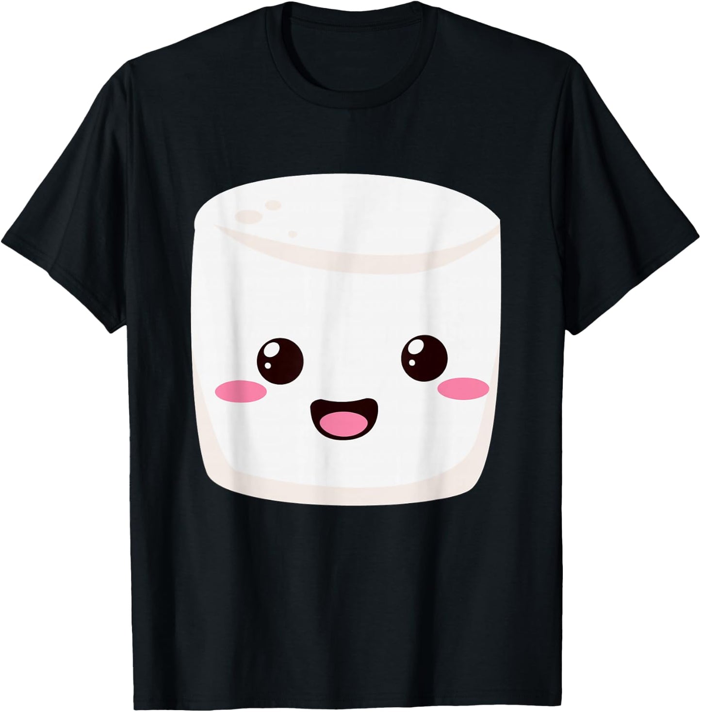 Kawaii Halloween Group Costume Party S'Mores Marshmallow T-Shirt - T-Shirt | Black