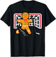 Christmas Gingerbread Man Ice Hockey Fun Xmas Men Boys Kids T-Shirt - T-Shirt | Black