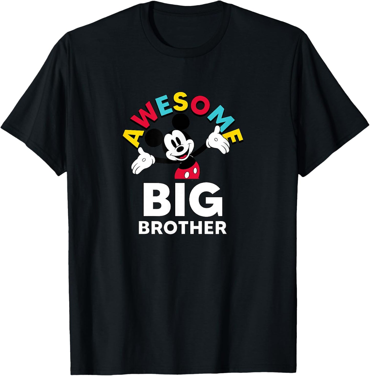 Disney - Mickey Awesome Big Brother T-Shirt - T-Shirt | Black