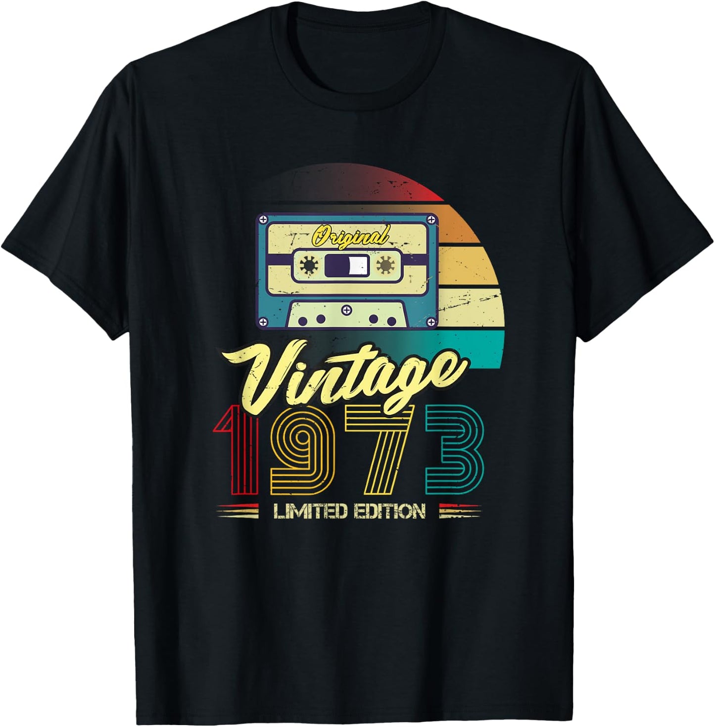 50th Birthday Vintage 1973 Funny Its My Birthday T-Shirt - T-Shirt | Black