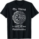 My Viking I Love You To Valhalla And Back Your Shieldmaiden T-Shirt - T-Shirt | Black