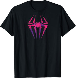 Marvel Spider-Man: Across The Spider-Verse Spider-Gwen Icon Raglan Baseball T-Shirt - T-Shirt | Black