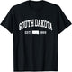 South Dakota Est. 1889 - Distressed/Worn Design - Classic T-Shirt - T-Shirt | Black