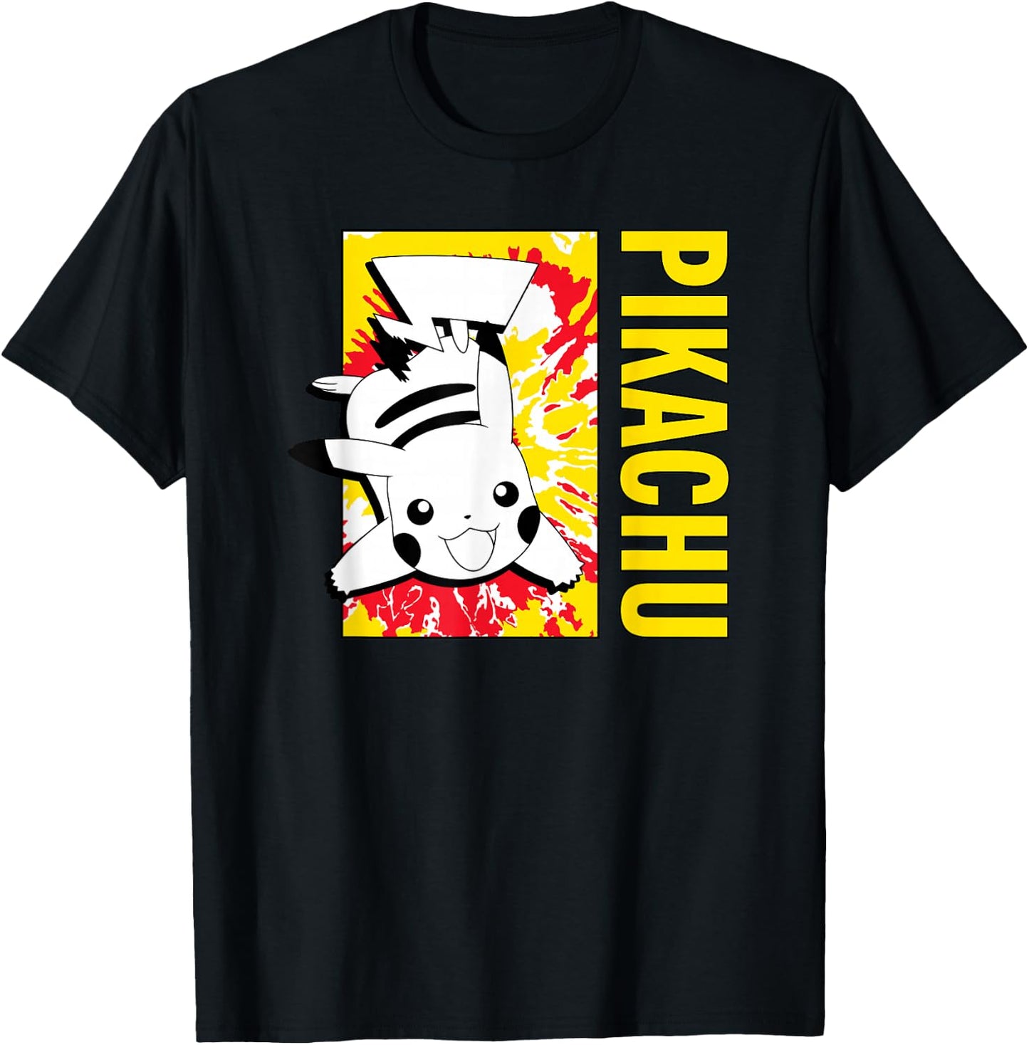Pokémon - Tie Dye Pikachu T-Shirt - T-Shirt | Black
