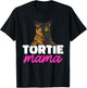 Tortoiseshell Cat Mom Tortie Mama T-Shirt - T-Shirt | Black