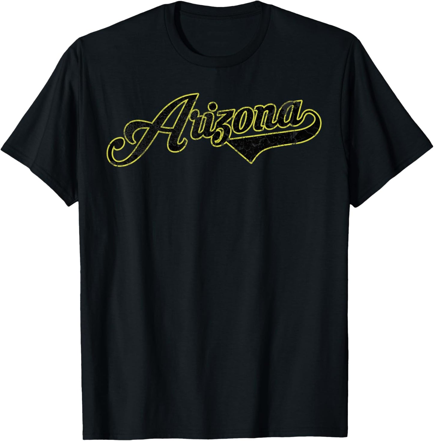 Vintage Arizona Baseball City T-Shirt - T-Shirt | Black