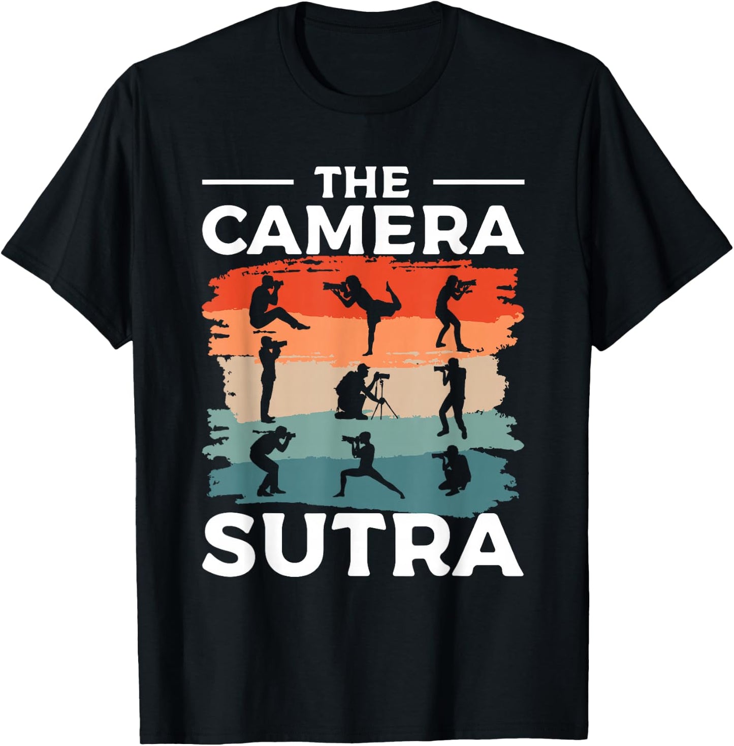 The Camera Sutra Photography Photographer Photographers T-Shirt - T-Shirt | Black