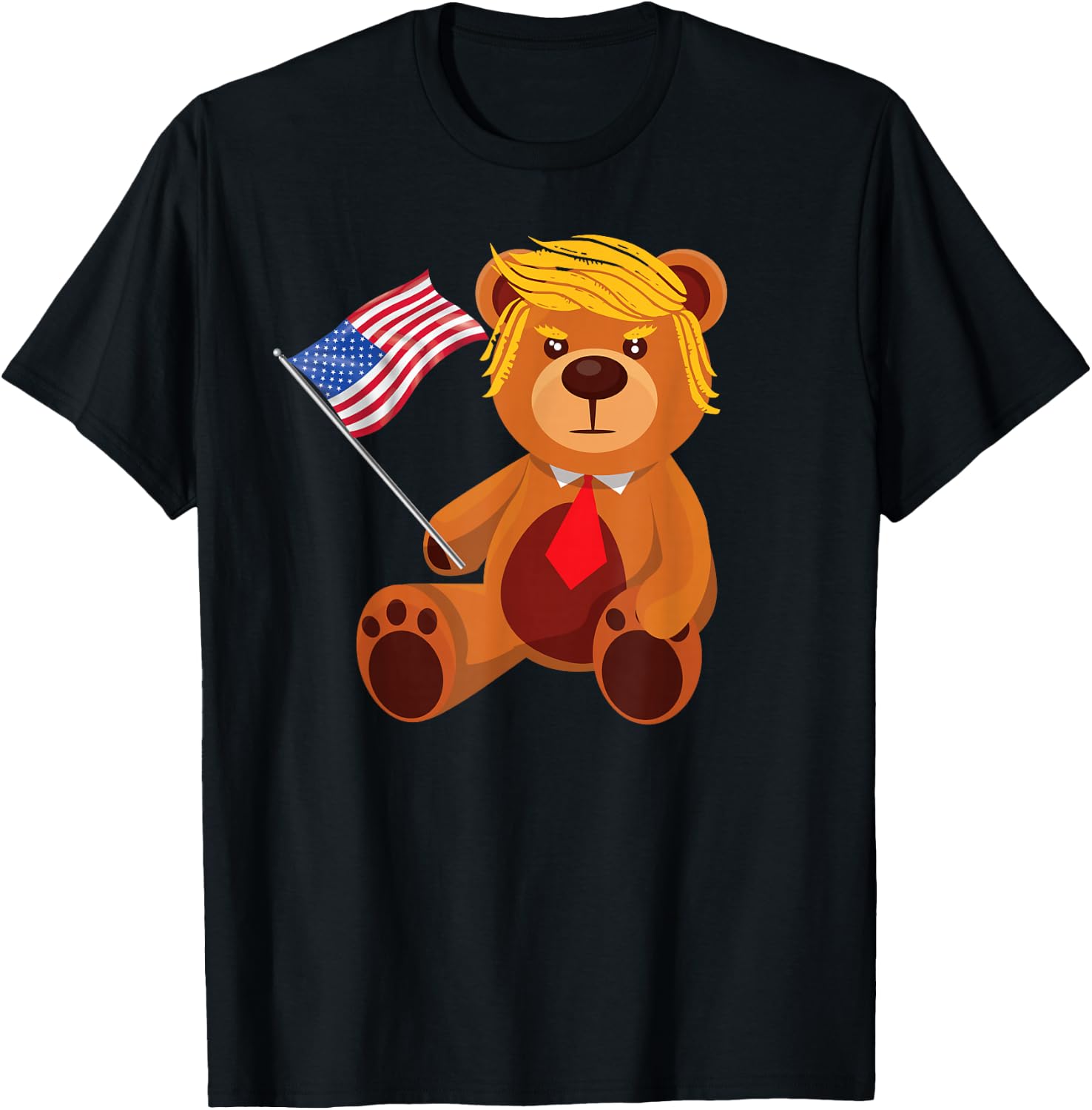 Trumpy Bear Trump 24 Elect President Trump 2024 T-Shirt - T-Shirt | Black