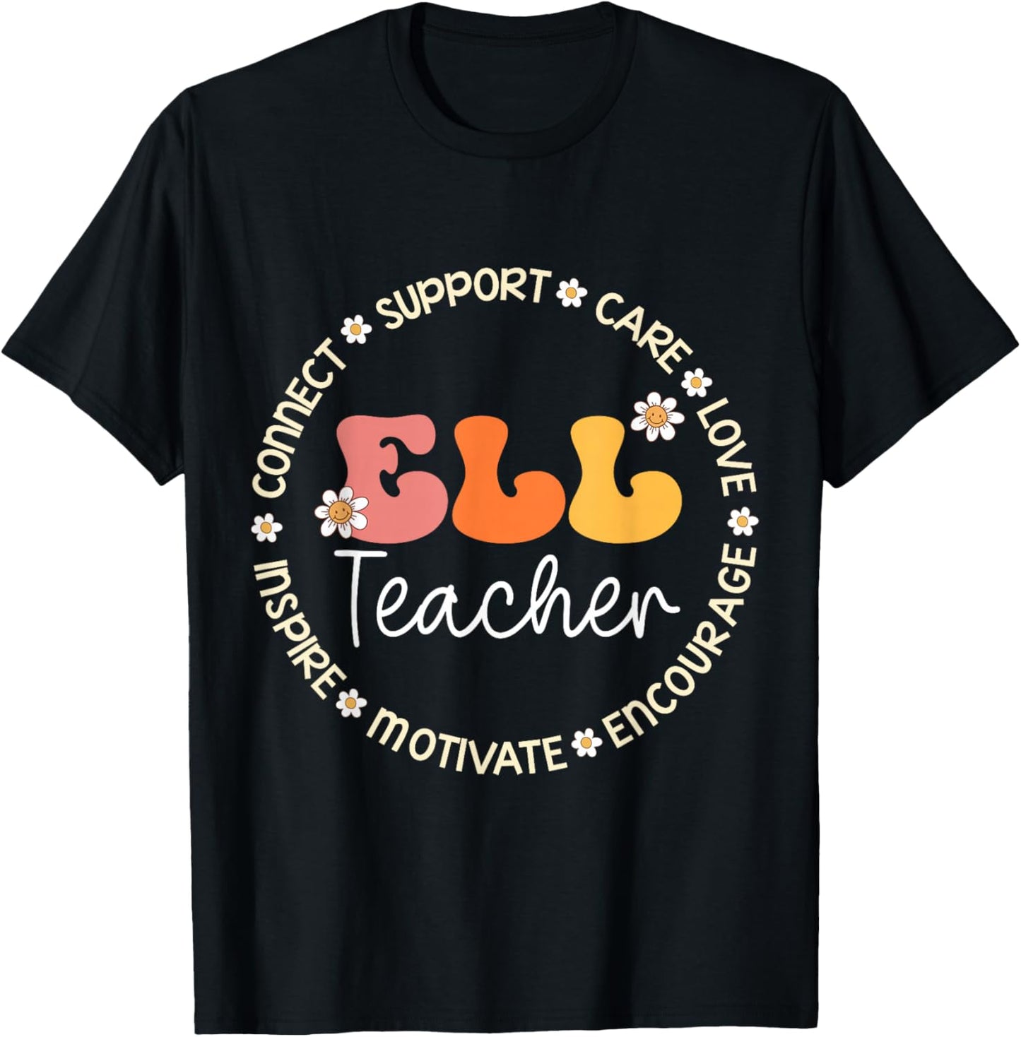 ELL Teacher Appreciation Week Back to School T-Shirt - T-Shirt | Black