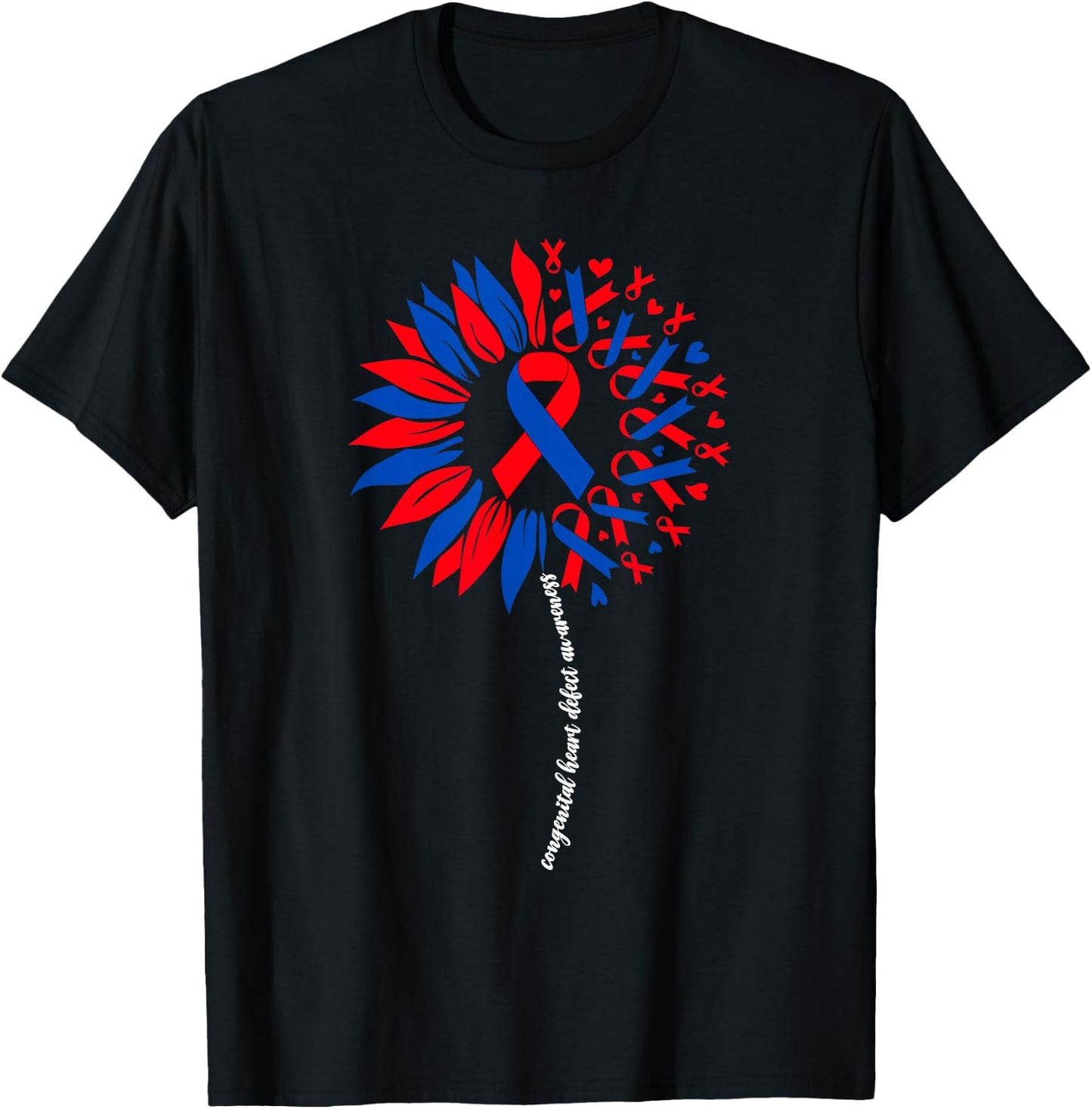CHD Congenital Heart Defect Awareness Month For Kids Women T-Shirt - T-Shirt | Black