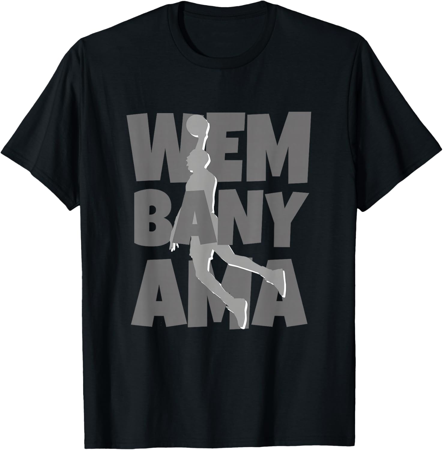 Wembanyama Basketball Amazing Gift Fan T-Shirt - T-Shirt | Black