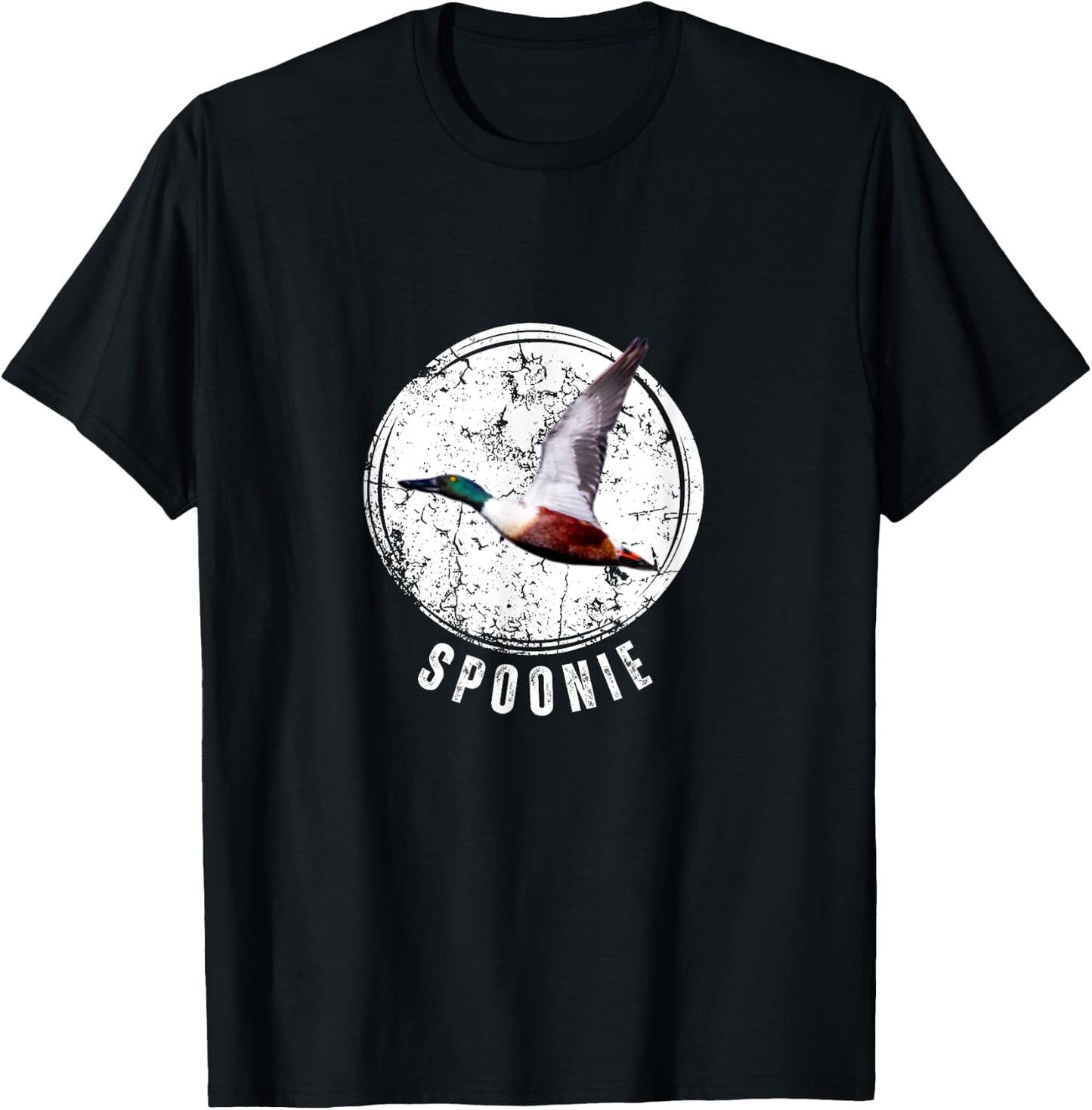 Duck Hunting Shirt Spoonie Northern Shoveler T-Shirt - T-Shirt | Black