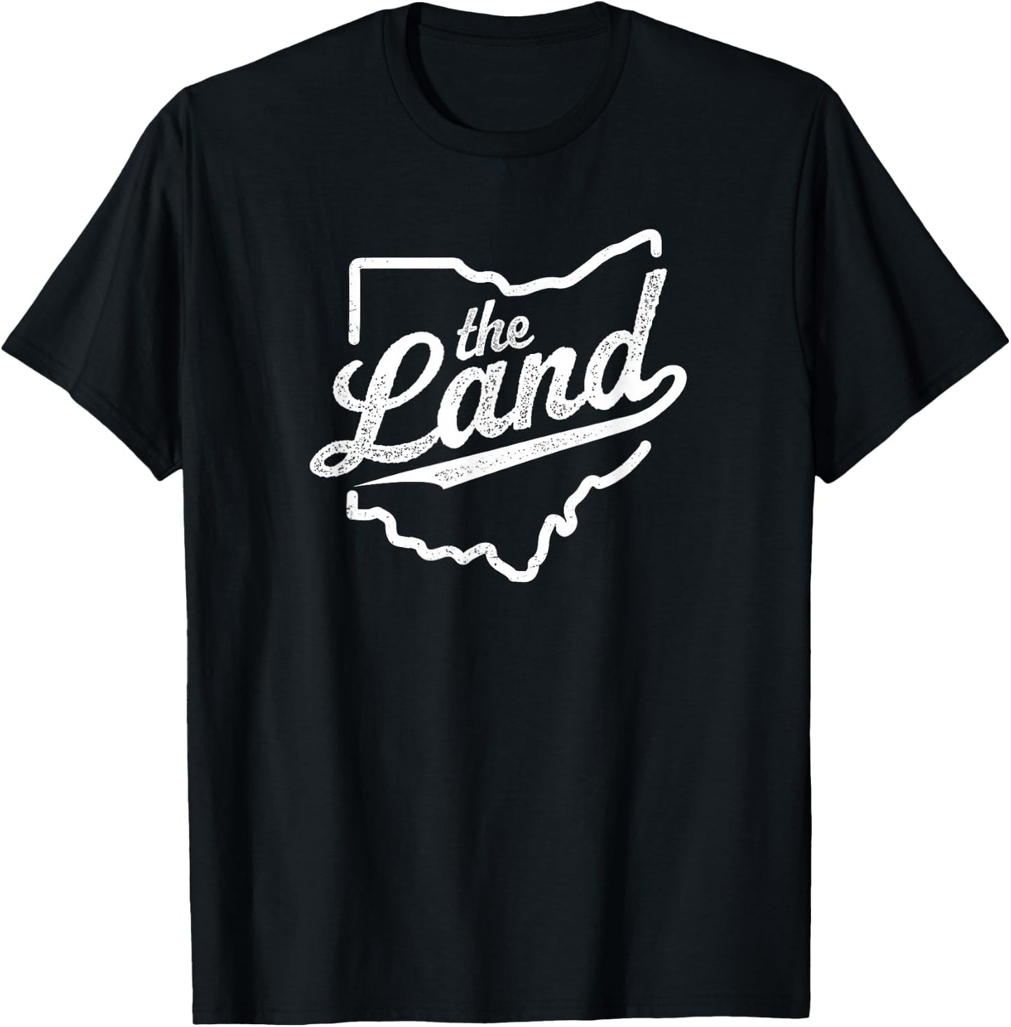 Retro "The Land" Cleveland Ohio Classic Throwback Souvenir T-Shirt - T-Shirt | Black