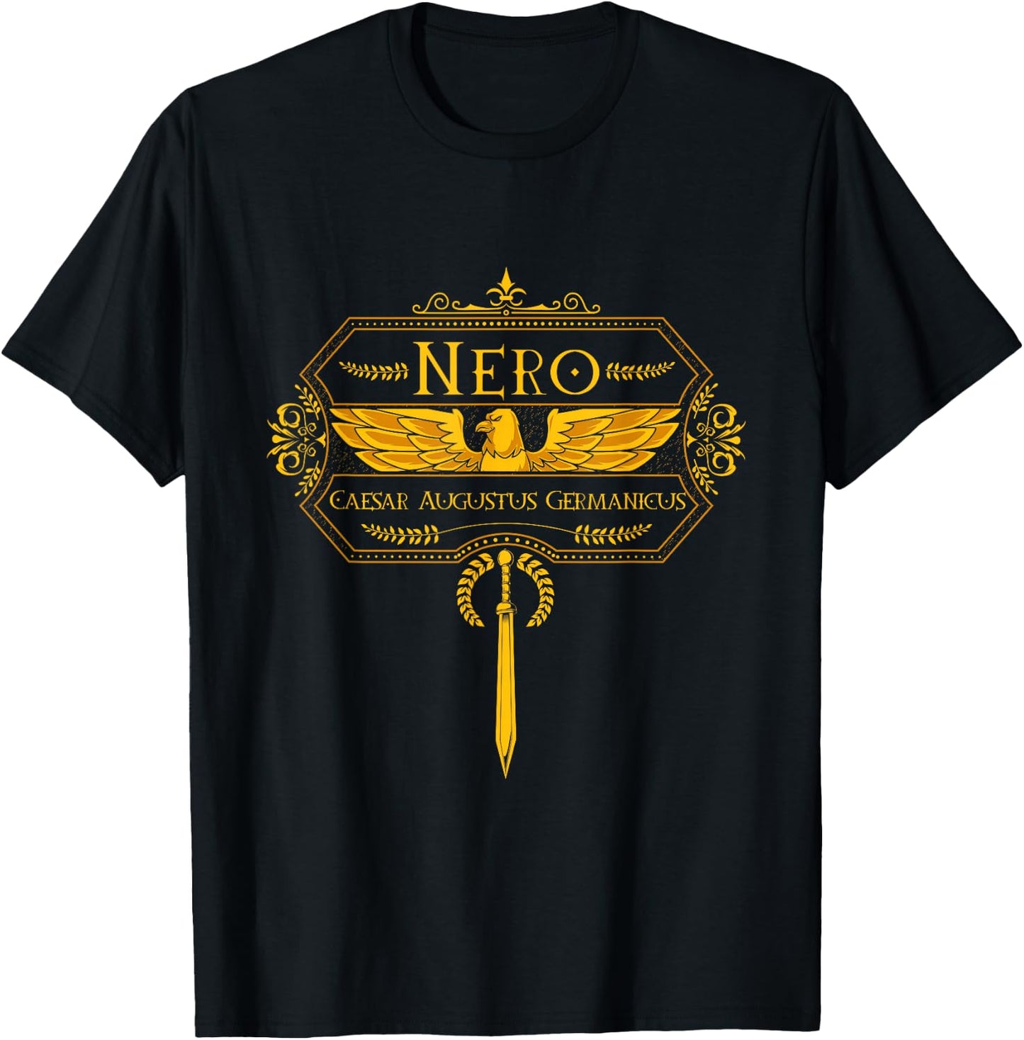Roman Emperor - Nero T-Shirt - T-Shirt | Black
