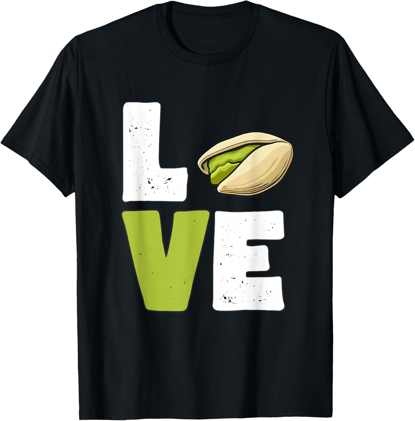 Love pistachio men Shirt pistachio Lovers and girl T-Shirt - T-Shirt | Black