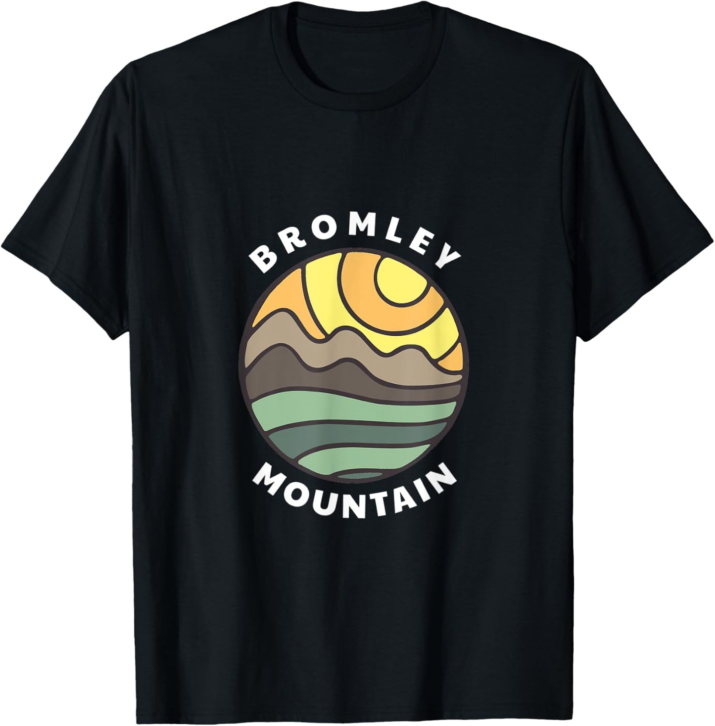 Bromley Mountain Vermont Mountains VT Vacation Souvenir T-Shirt - T-Shirt | Black