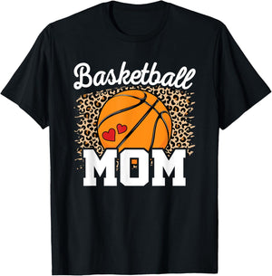 Basketball Mom Basketball Player Mama T-Shirt - T-Shirt | Black