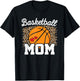 Basketball Mom Basketball Player Mama T-Shirt - T-Shirt | Black