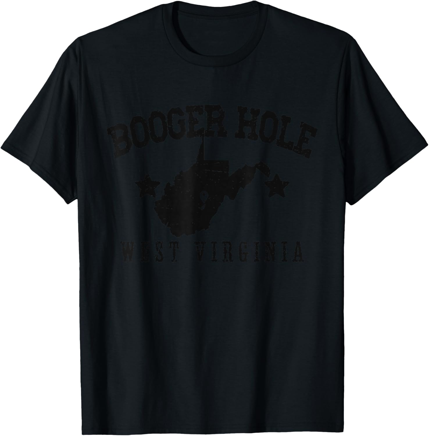 Booger Hole West Virginia T-Shirt - T-Shirt | Black