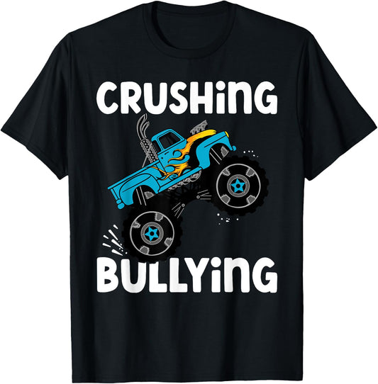 Crushing Bullying Unity Day Halloween Orange Kids Men Women T-Shirt - T-Shirt | Black