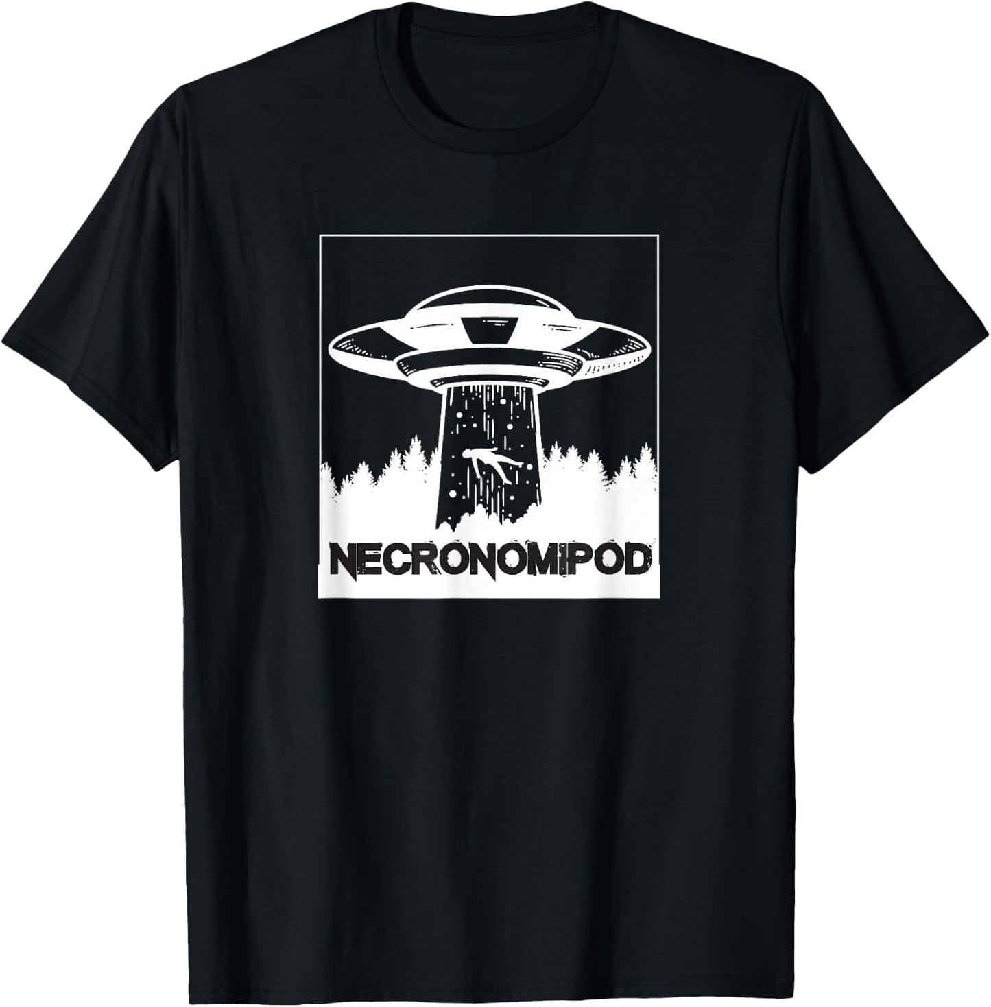 Necronomipod UFO Abduction T-Shirt - T-Shirt | Black