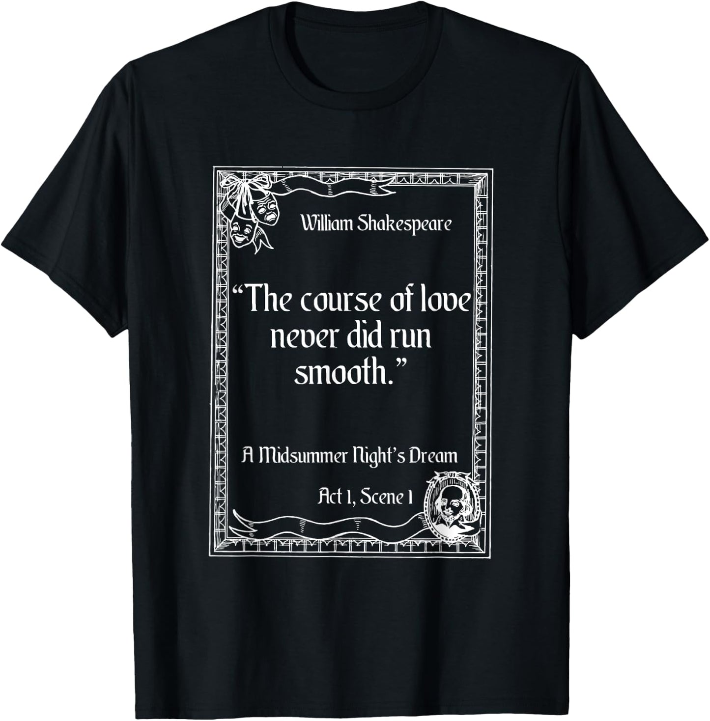 Shakespeare Quote A Midsummer Night’s Dream Women T-Shirt - T-Shirt | Black